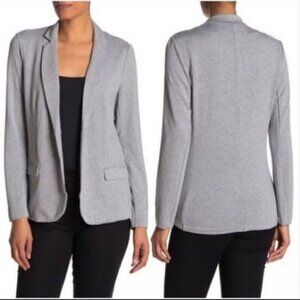 M Magaschoni Gray Ponte Knit Blazer Size S